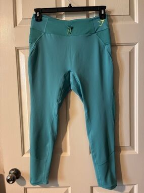 Gymshark Women’s Speed Joggers Teal Mesh Running Leggings
